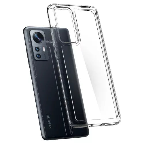 SPIGEN ULTRA HYBRID PRO XIAOMI 12/12X KŘIŠŤÁLOVĚ ČIRÝ
