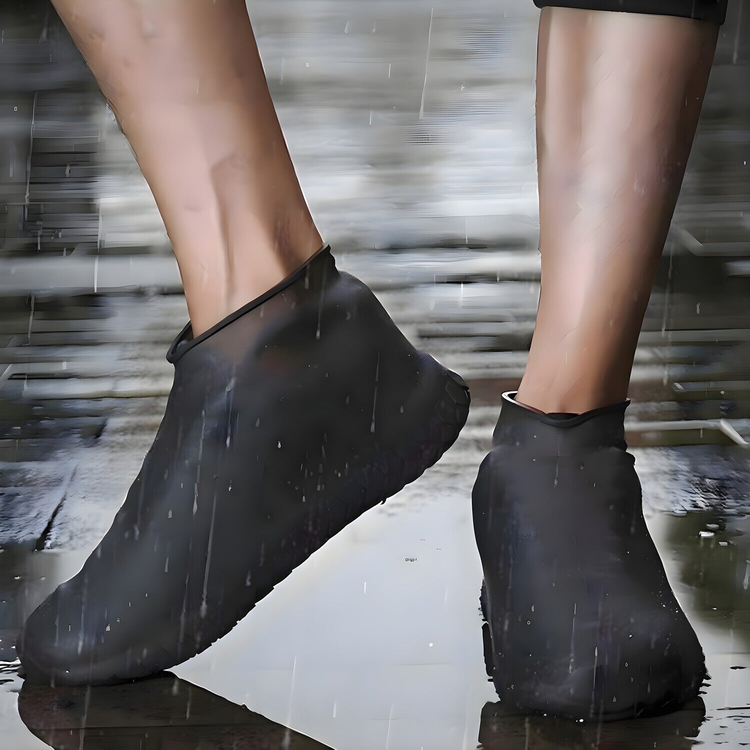 Vodootporne navlake za obuću – Crna / L KP35778