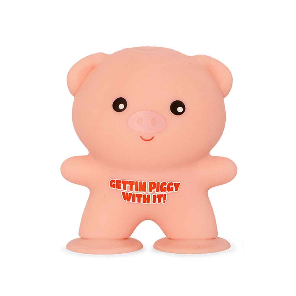 Ljepljiva antistres igračka Praščić Sticky Pig 9 cm Roza