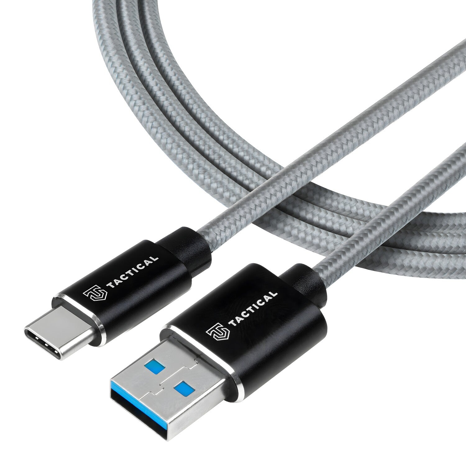 Tactical Aramid ekstra čvrsti kabel USB-A/USB-C - 0.3m - Siva KP31189