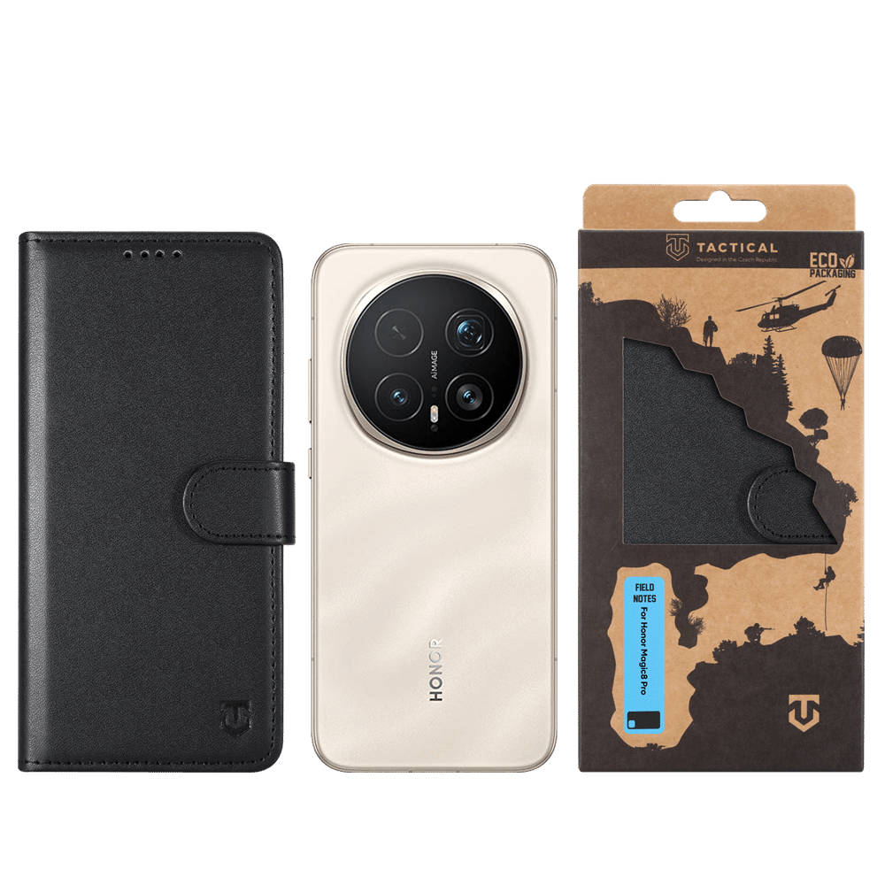 Tactical Field preklopna maska za Honor Magic8 Pro crna
