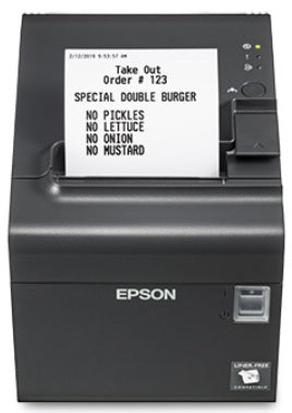 REFURBISHED - POS printer Epson TM-L90, M313A, termalni USB, crni - GRADE A (JAMSTVO: 12 MJ.)