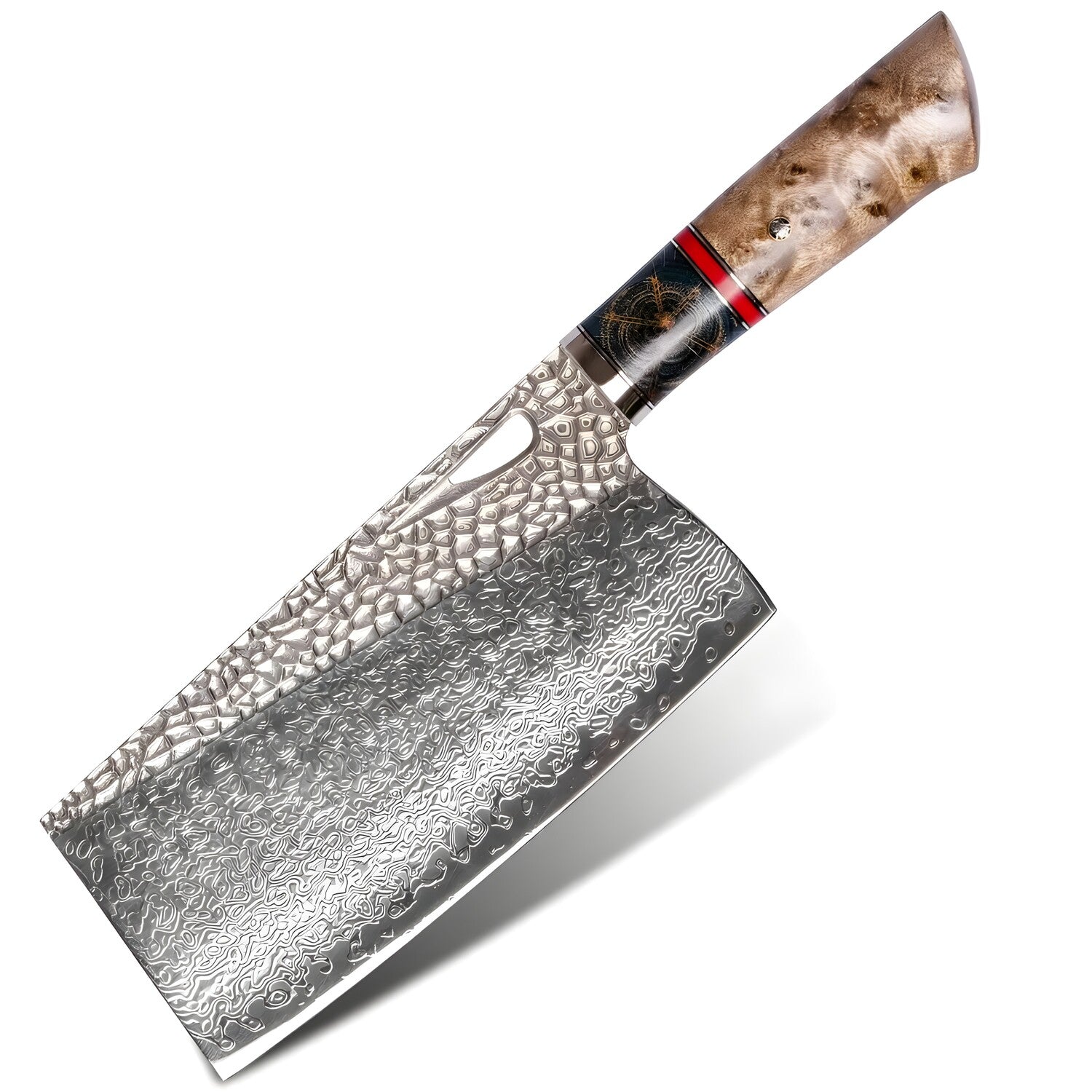 Damaskovski kuhinjski nož HARAHU TO-26687 - Smeđa KP26687