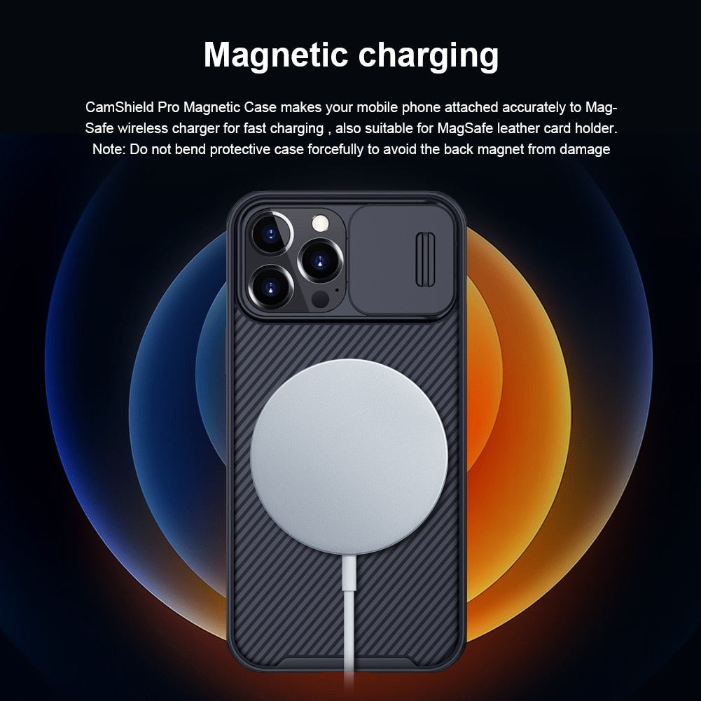 NILLKIN CAMSHIELD PRO MAGNETIC POUZDRO PRO IPHONE 13 PRO MAX