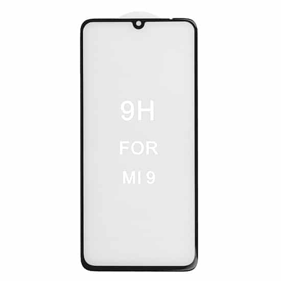 TVRZENÉ SKLO PLNĚ LEPÍCÍ 5D PRO XIAOMI MI 9 LITE ČERNÉ