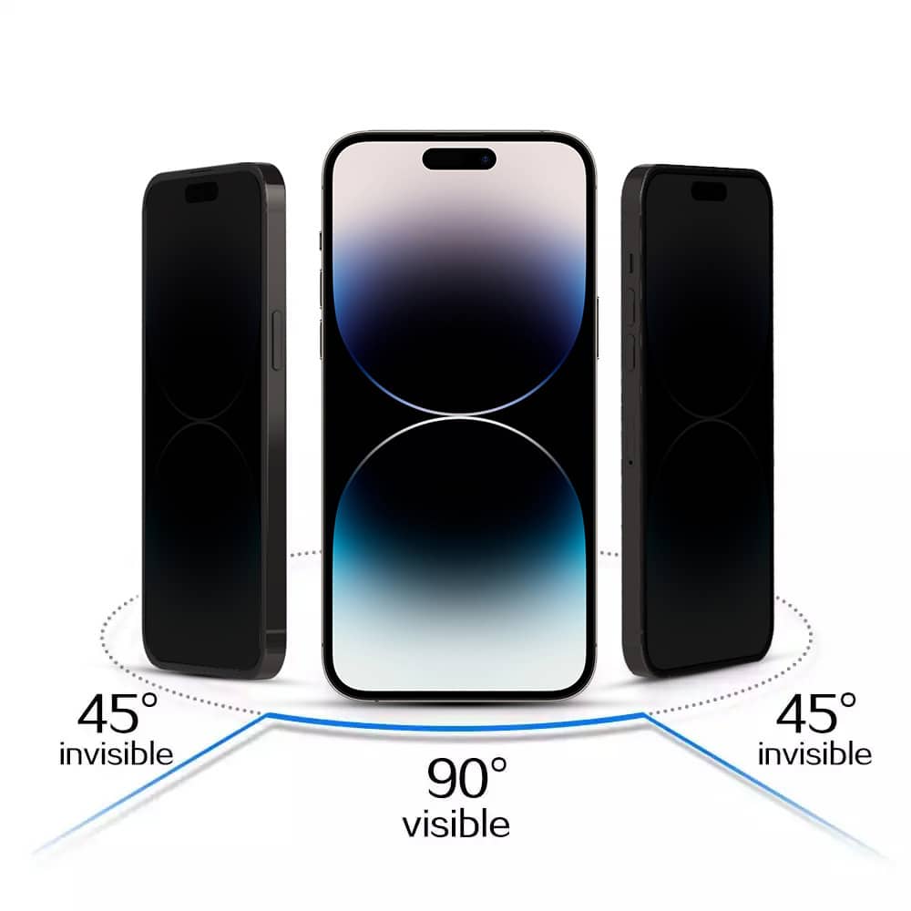 TVRZENÉ SKLO PRIVACY TITANIUM PRO IPHONE 12/12 PRO