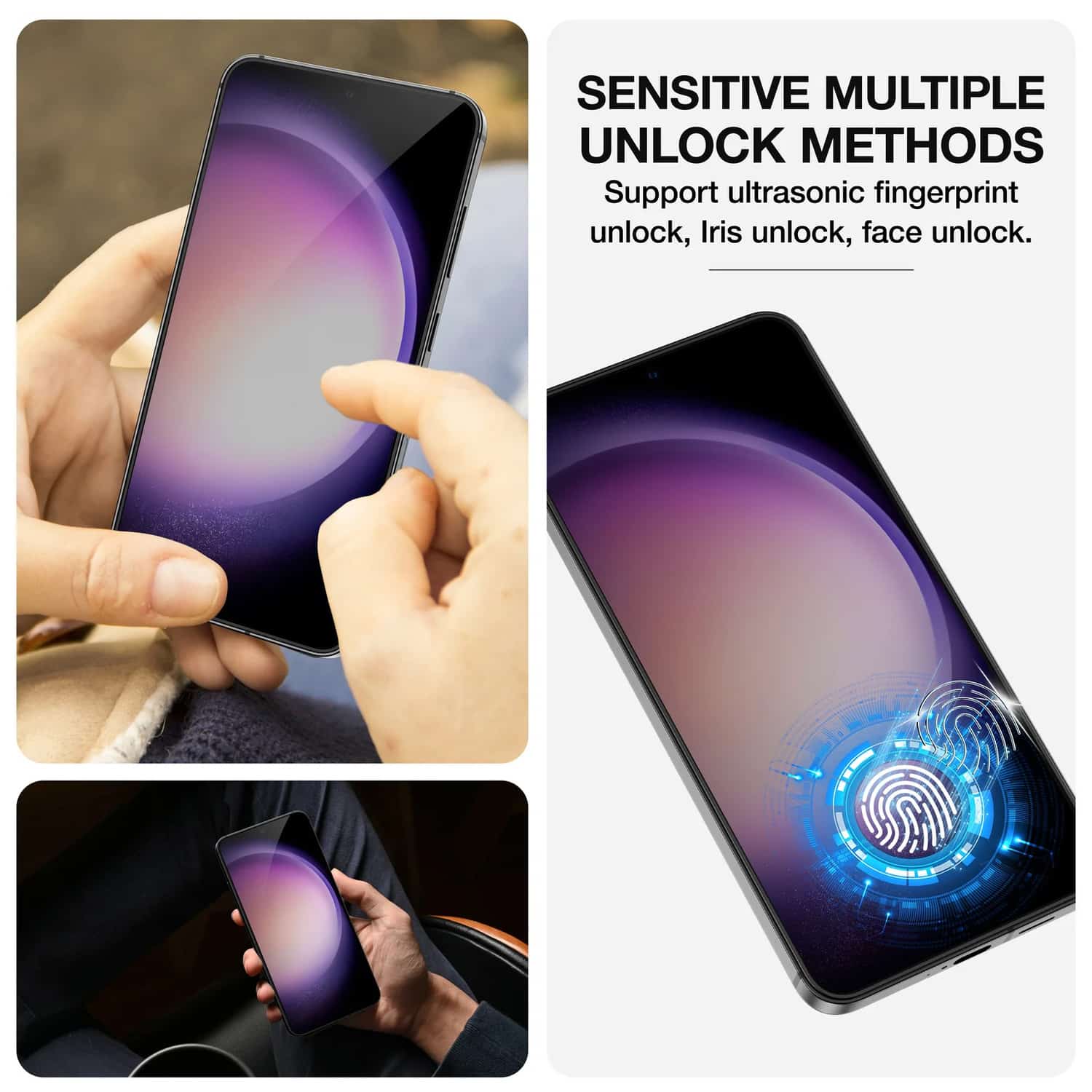 ÚŽASNÁ VĚC RADIX PLNÉ SKLO TEMPEROVANÉ SKLO PRO SAMSUNG GALAXY S24 PLUS/S25 PLUS