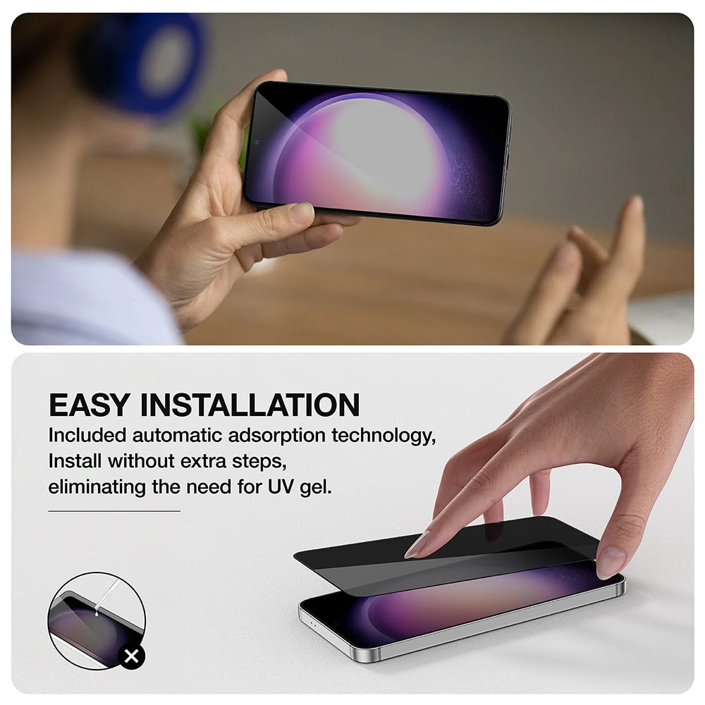 ÚŽASNÁ VĚC RADIX TEMPEROVANÉ SKLO PRIVACY GLASS PRO SAMSUNG GALAXY S24/S25