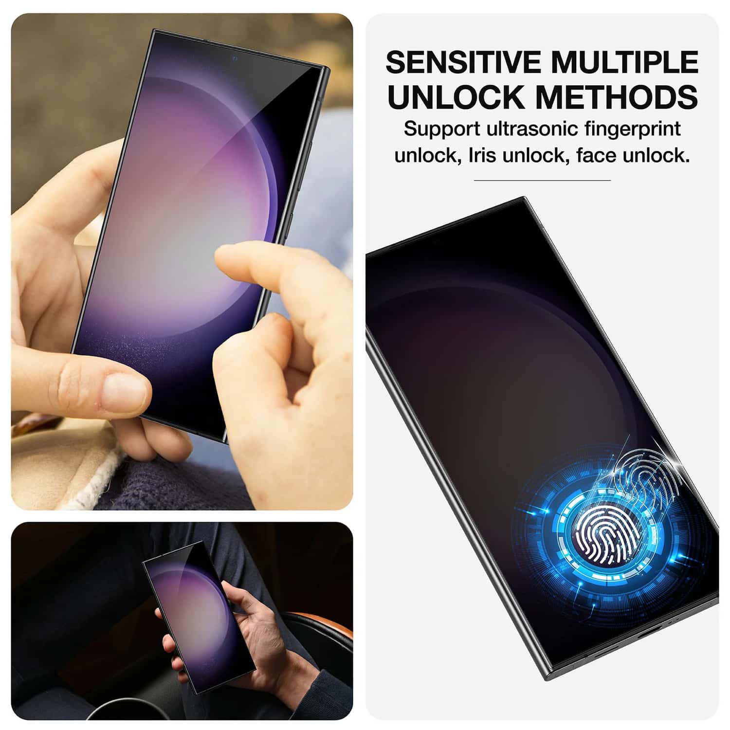 ÚŽASNÁ VĚC RADIX TEMPEROVANÉ SKLO PRIVACY GLASS PRO SAMSUNG GALAXY S24 ULTRA