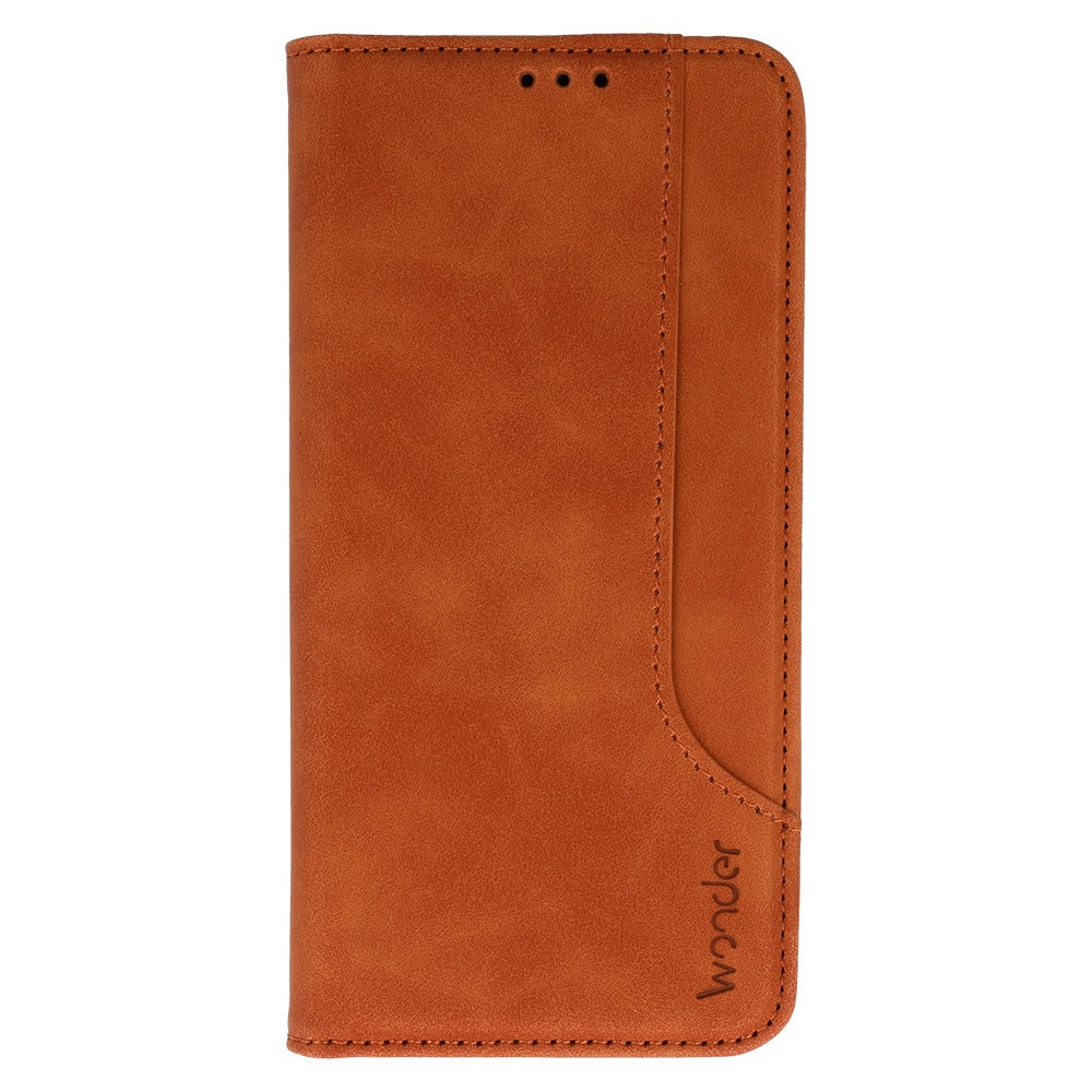 WONDER PRIME PREMIUM flipové pouzdro pro SAMSUNG GALAXY A15 4G/5G BROWN