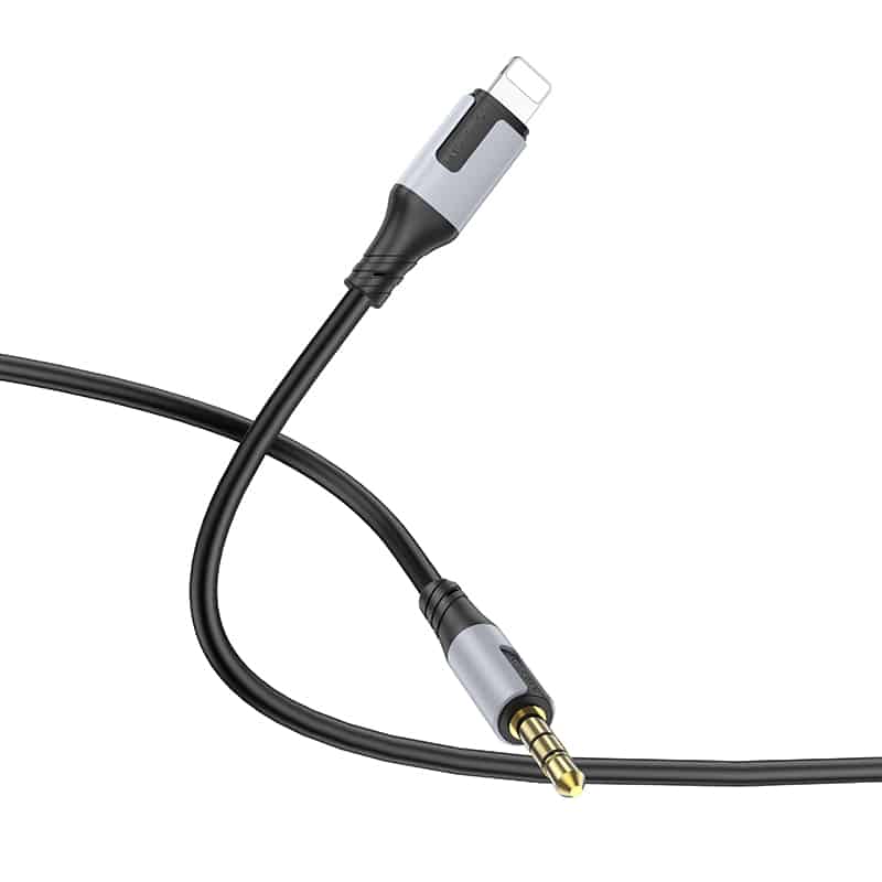 BOROFONE KABEL BL19 CREATOR – JACK 3,5MM NA LIGHTNING – 1 METR ČERNÝ