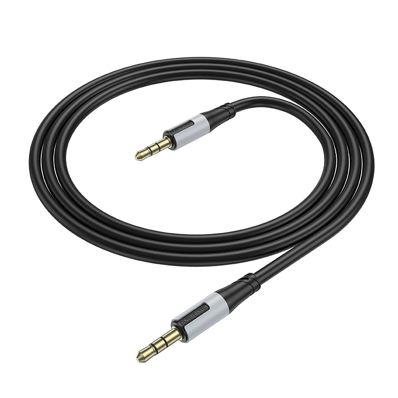 Borofone kabel BL19 Creator – 3,5 mm jack na 3,5 mm jack – 1 metr černý