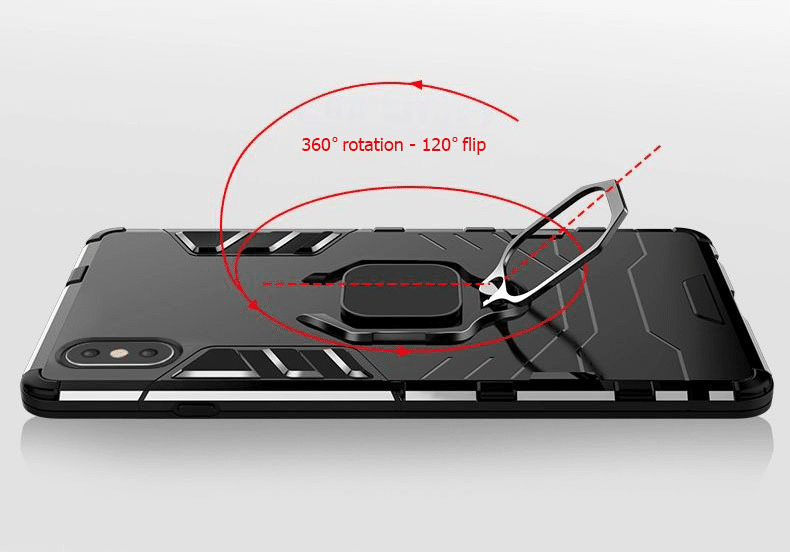 Ring Armor Case pro Xiaomi Redmi Note 11S 5G / Poco M4 Pro 5G černá