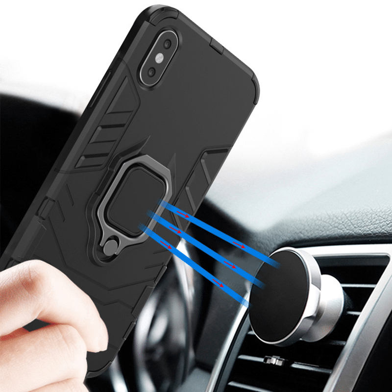 Ring Armor Case pro Xiaomi Redmi Note 11S 5G / Poco M4 Pro 5G černá
