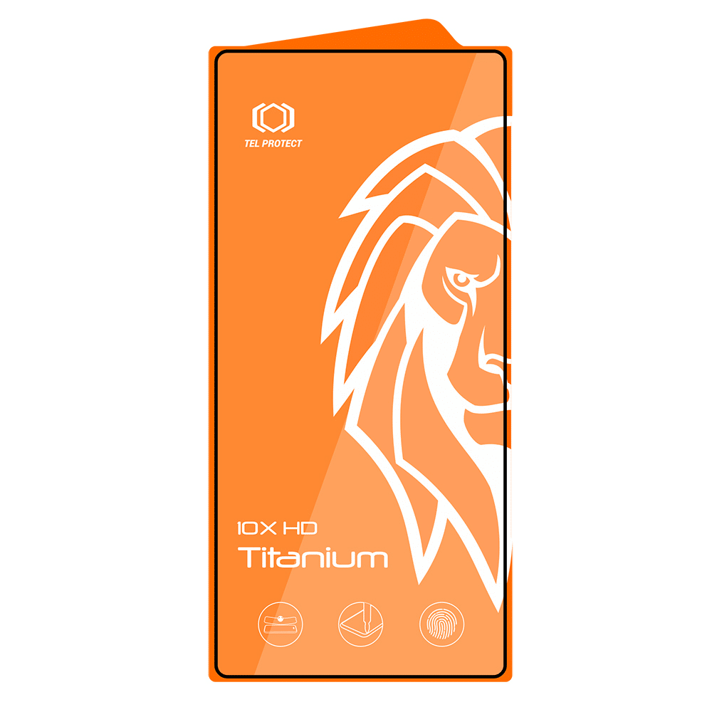 Tvrzené sklo Tel Protect 10X HD Titanium pro Samsung Galaxy S25 Ultra (s odemykáním otiskem prstu)