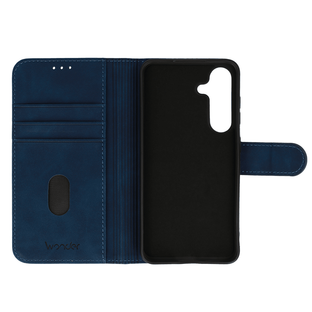 Wonder Fancy flipové pouzdro pro Xiaomi Redmi Note 14 5G tmavě modré