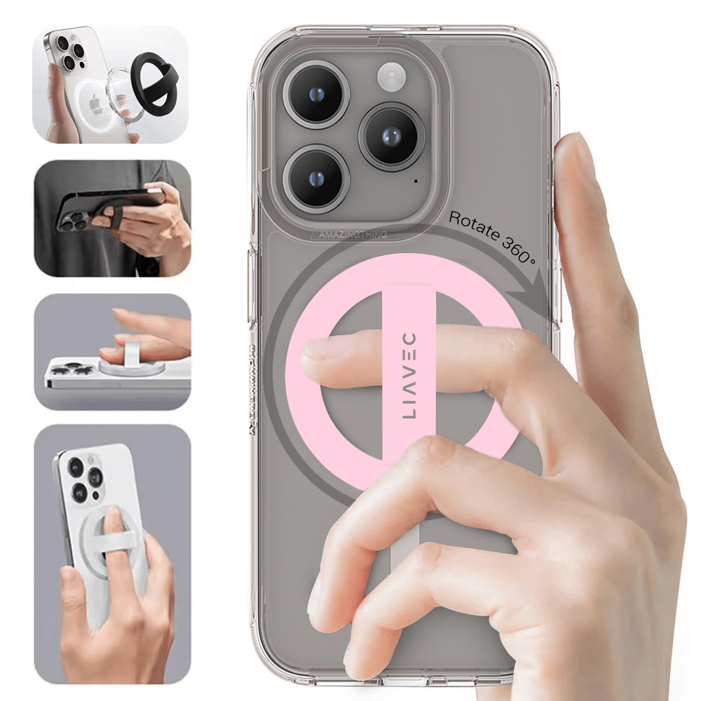 Liavec Ring držač za mobitel Magsafe pink