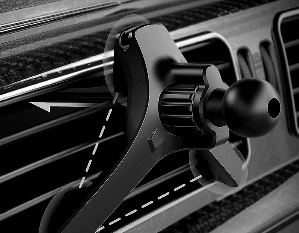 Blavec BH-09 Magnetický držák do ventilace auta (BH09-MAVB) černý