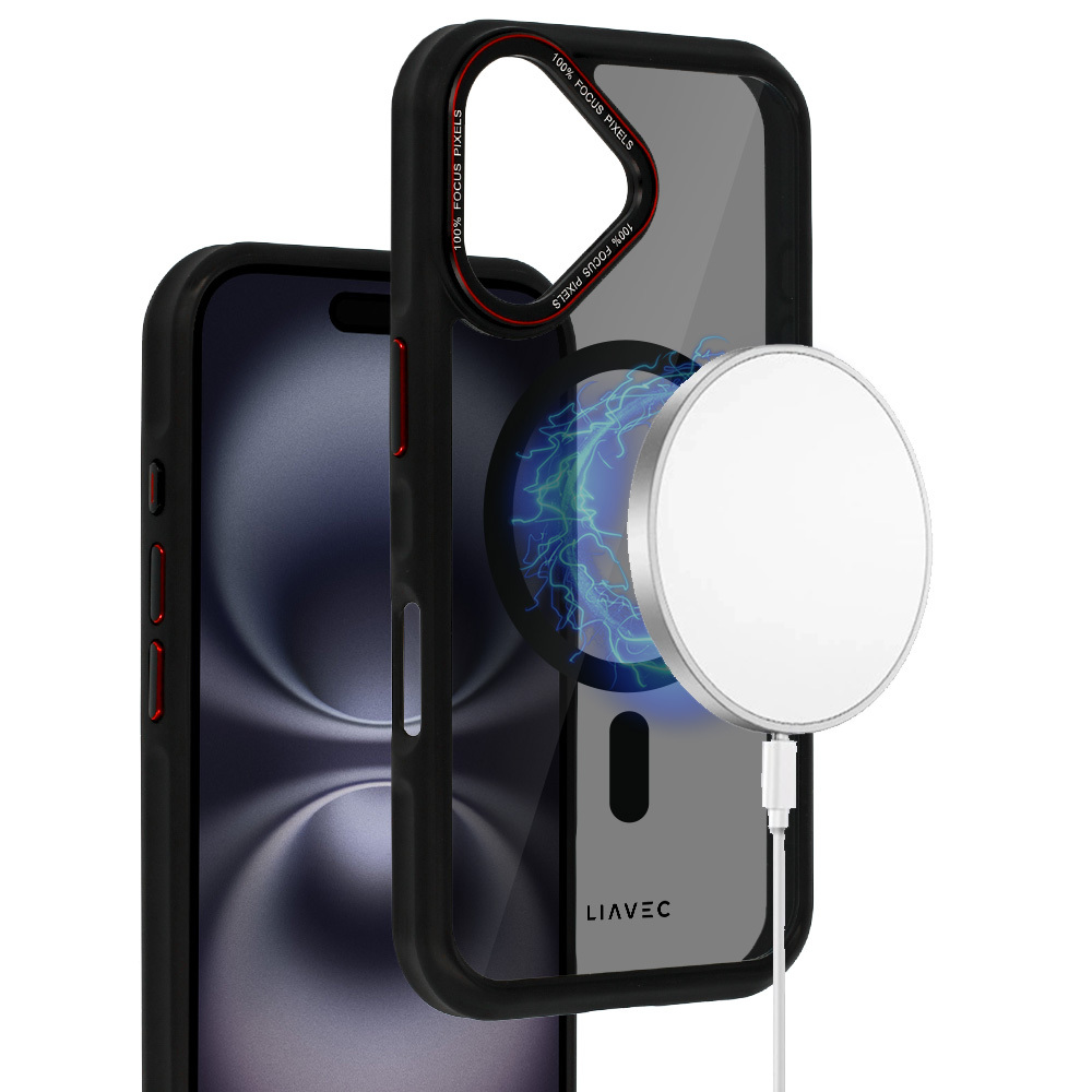 Liavec Hybrid Smoke Magsafe maska za iPhone 16