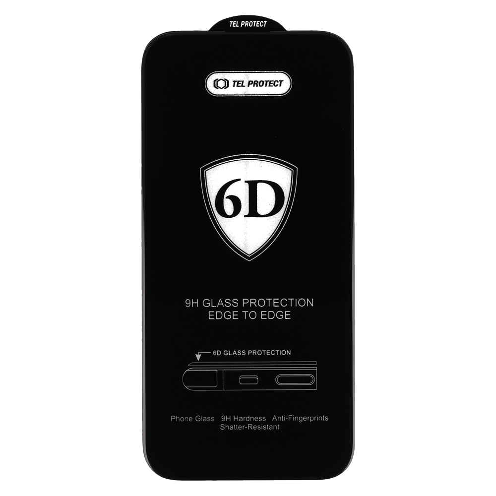 Tvrzené sklo Tel Protect Full Glue 6D pro HONOR 400 LITE s černým okrajem
