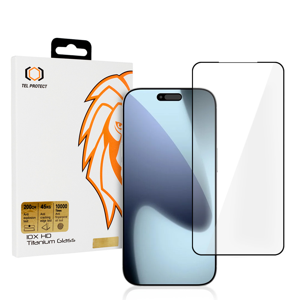 Kaljeno staklo Tel Protect 10X HD Titanium za iPhone 17 Pro