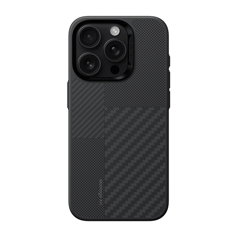 Benks Montage Magnetic Armor Pro Kevlar kovový rám 600D pouzdro pro iPhone 16 Pro Max černé