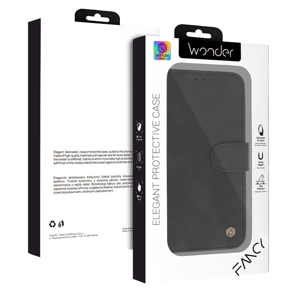 Wonder Fancy pouzdro pro Samsung Galaxy A14 4G/5G černé