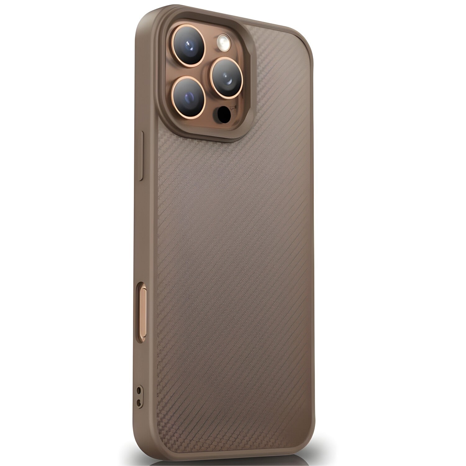 Zaštitna futrola Wozinsky Carbon Fiber Case s MagSafe za Samsung Galaxy S25 - Smeđa KP39736