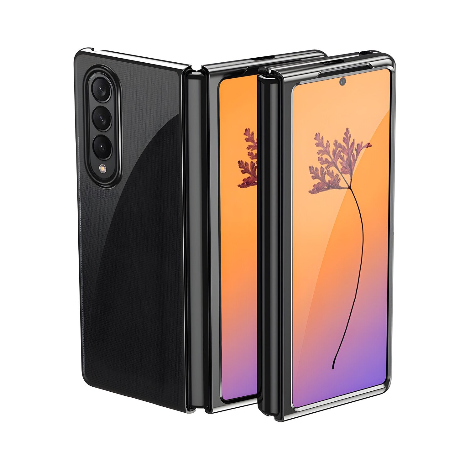 Plating Case Hard futrola za Samsung Galaxy Z Fold 4 - Crna KP39768