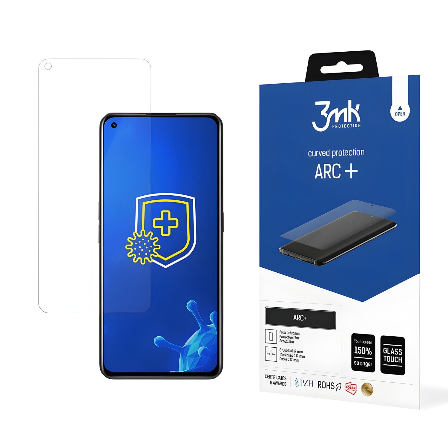 3mk Arc+ zaštitna folija za Motorola Edge 50 Fusion - Prozirna KP40672
