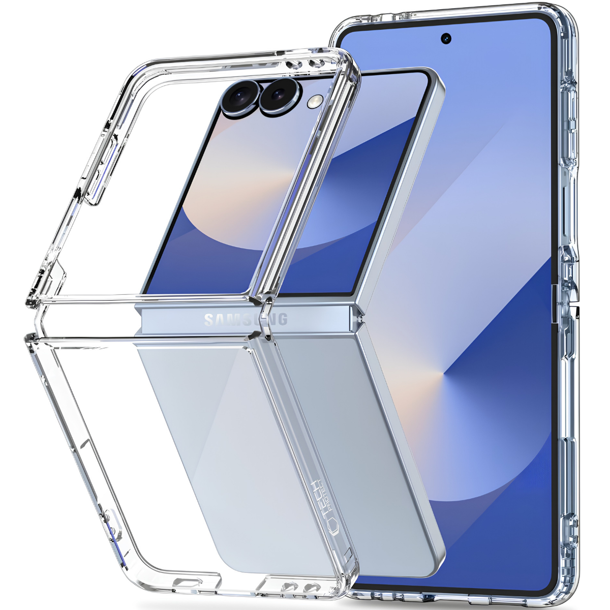 Tech-Protect FlexAir Hybrid futrola za Samsung Galaxy Z Flip 7 - Prozirna KP41359