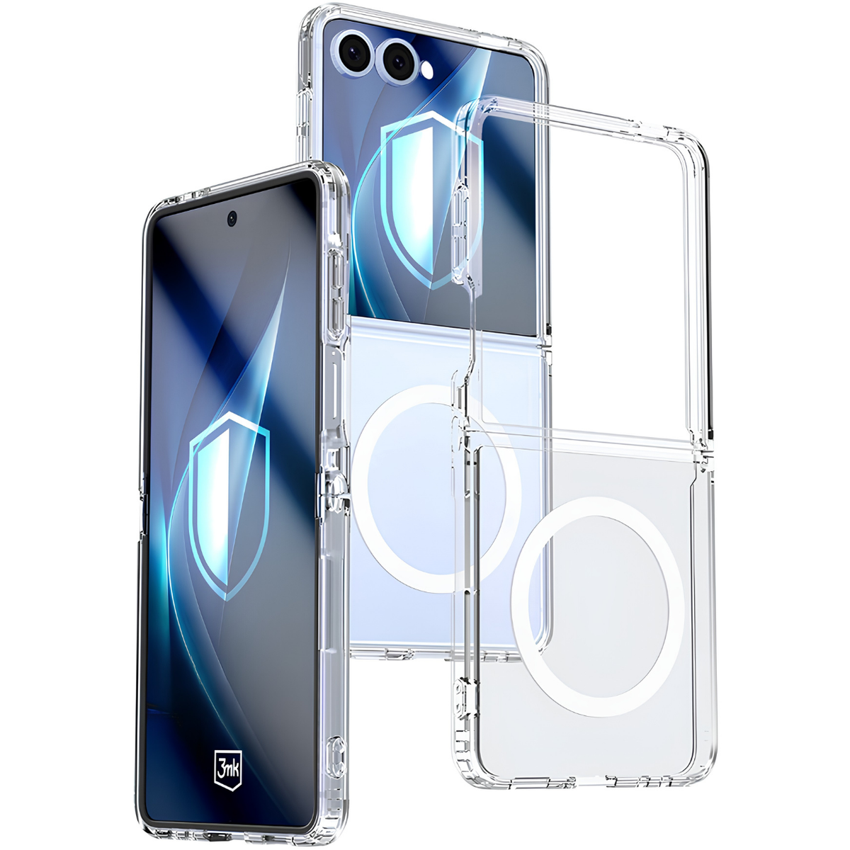 3mk Armor MagCase torbica za Samsung Galaxy Z Flip 7 - Prozirna KP41366
