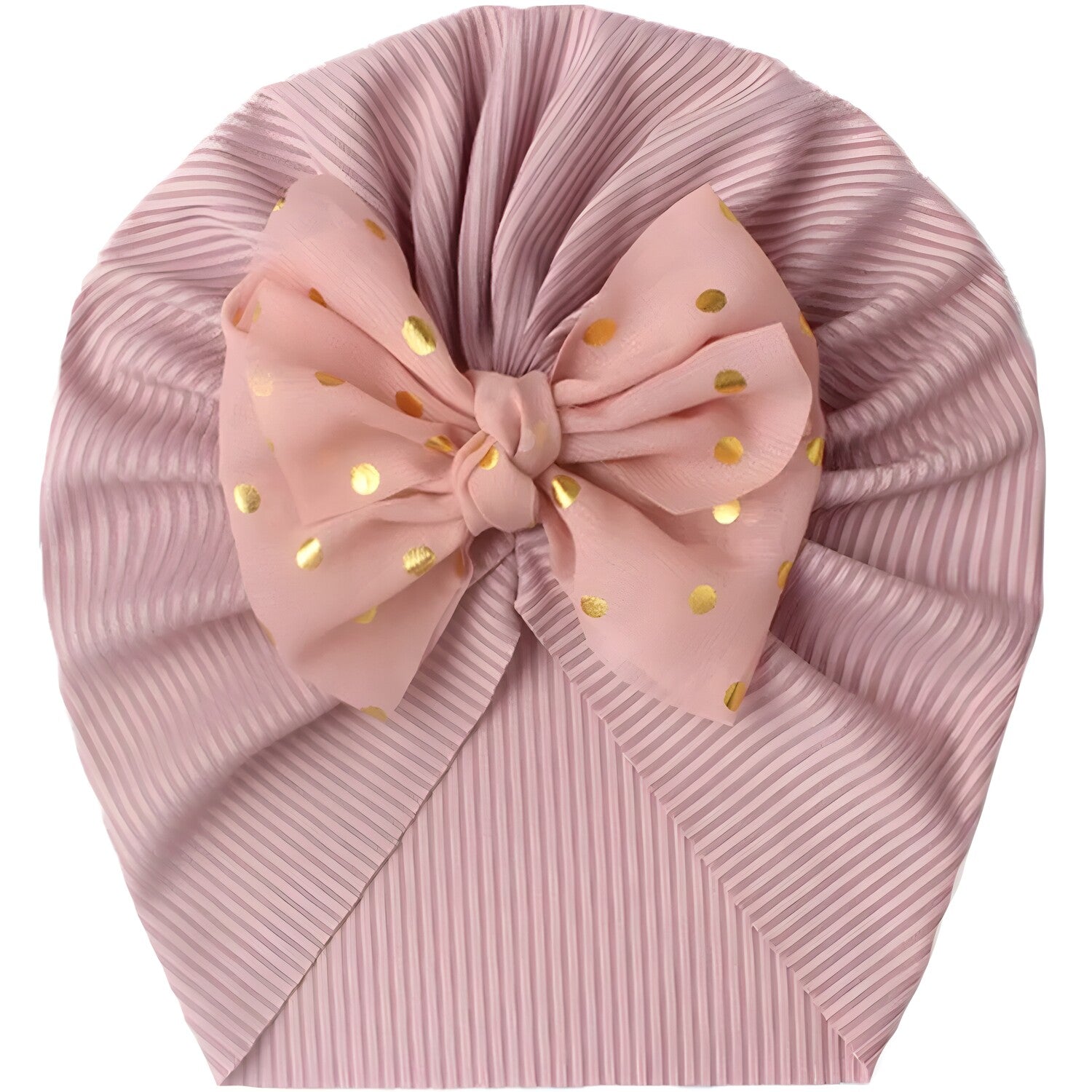 Dječja turban kapa JO-38205 - Svijetlo Ružičasta KP38205