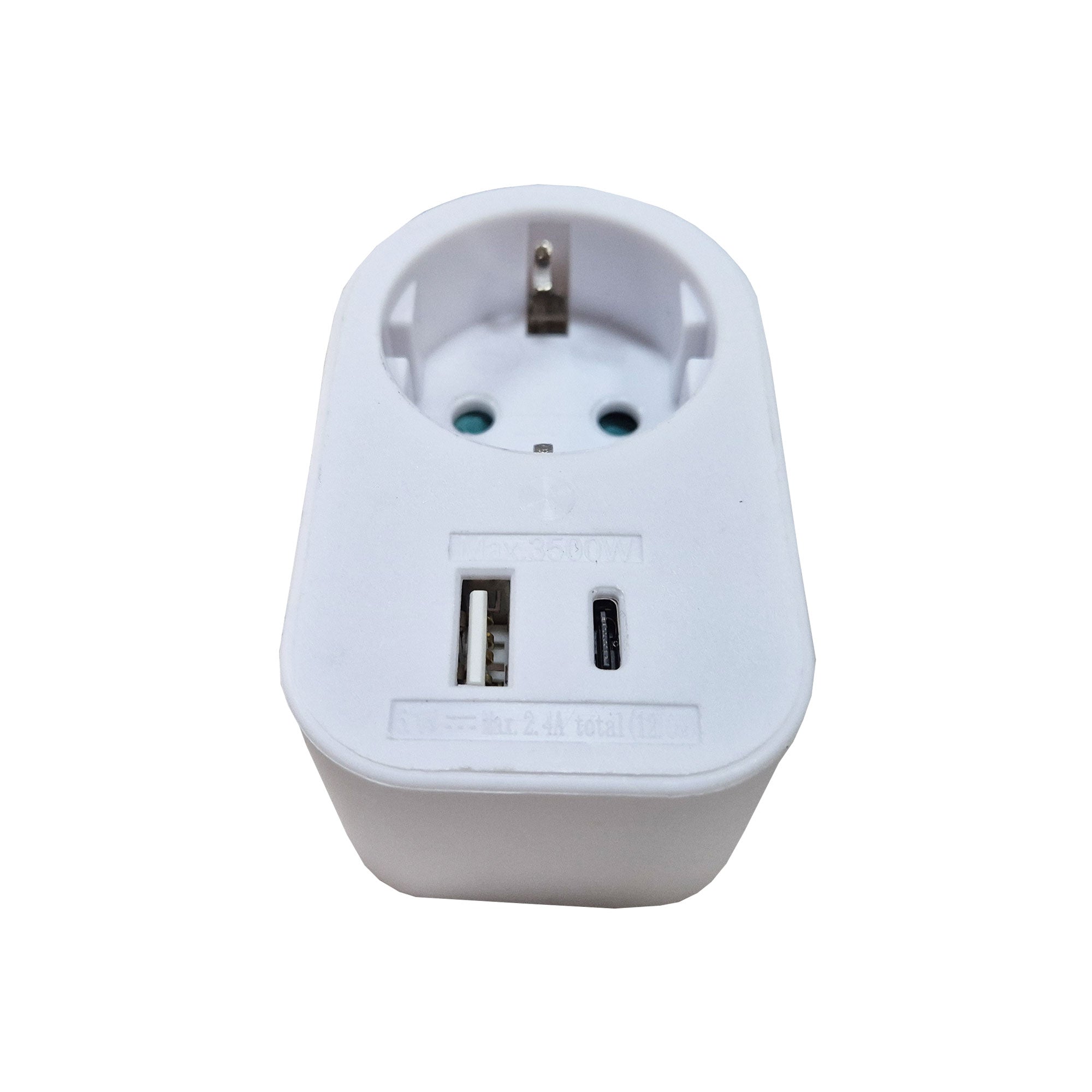 Utikač šuko USB A/C GA01/01UC