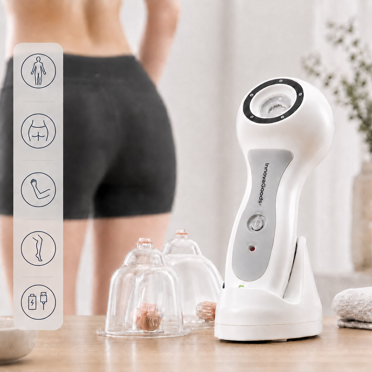 Anticelulitni Uređaj za Vakuumsku Terapiju Pro InnovaGoods