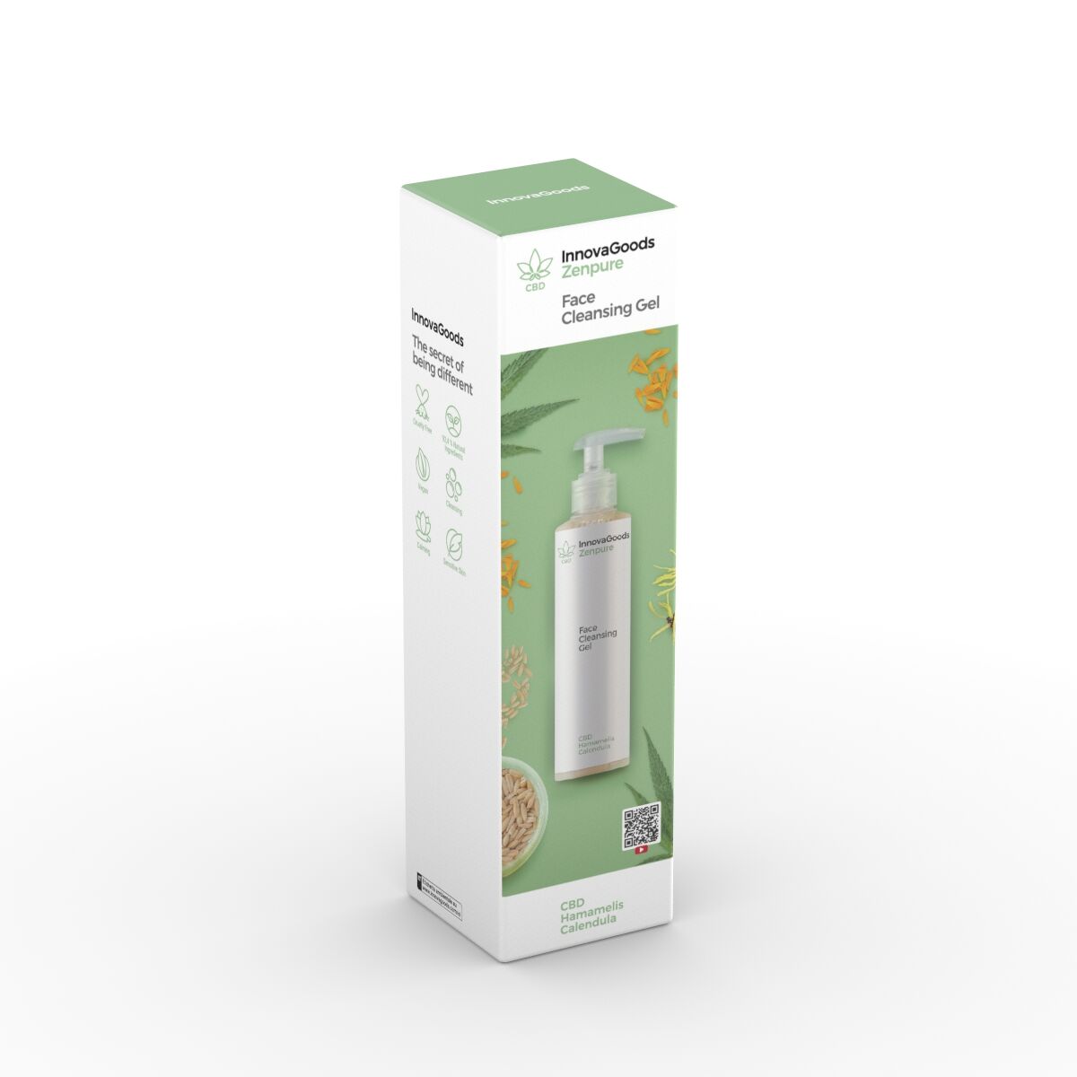 Gel za Čišćenje Lica CBD Zenpure InnovaGoods 200 ml