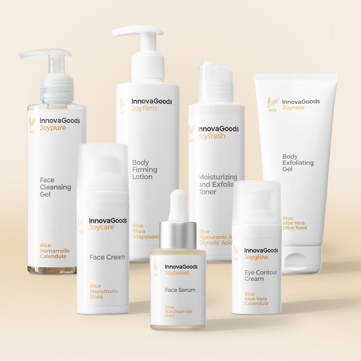 Pakiranje za Rutinu Njege Lica i Tijela Rice InnovaGoods