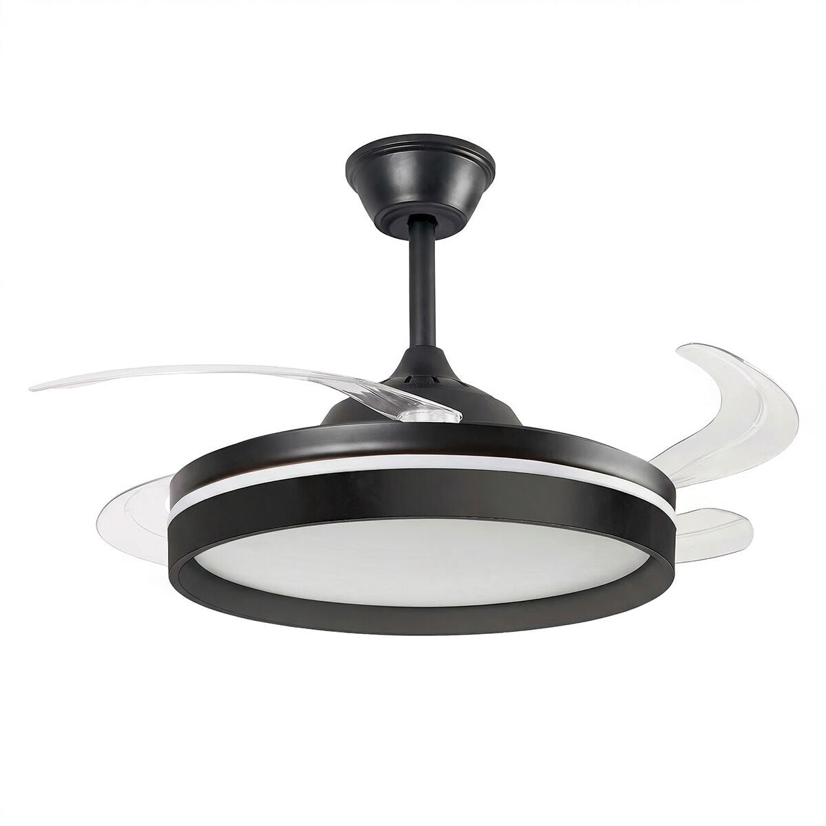 Stropni ventilator s LED svjetlom, 4 sklopive lopatice i daljinskim upravljačem InnovaGoods