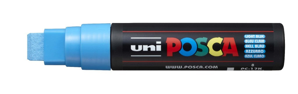 Marker Uni pc-17k Posca svetlo modri