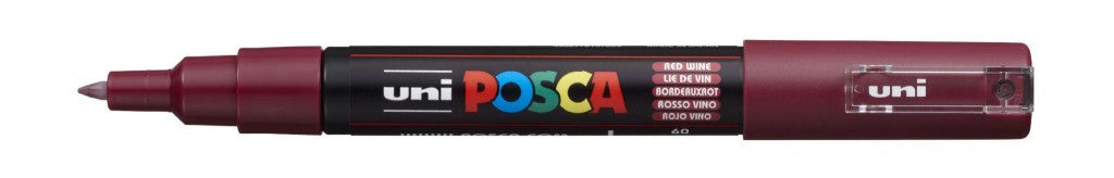 Marker Uni pc-1m Posca rdeča_barva vina