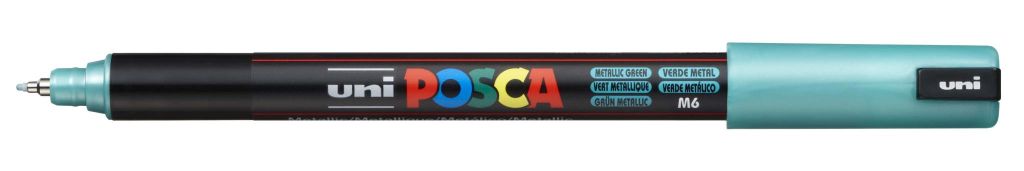 Marker Uni pc-1mr Posca kovinsko zelen