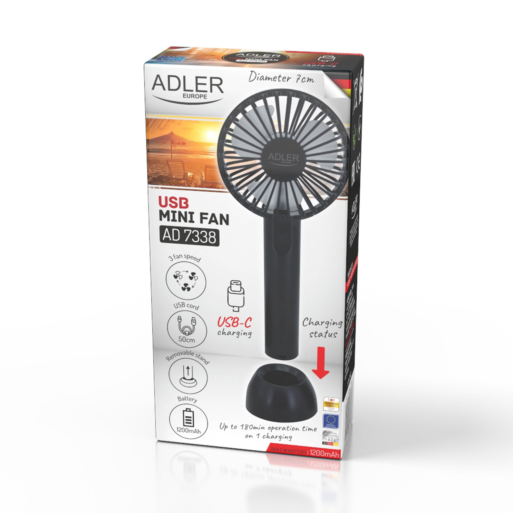 Ventilator mini USB AD 7338