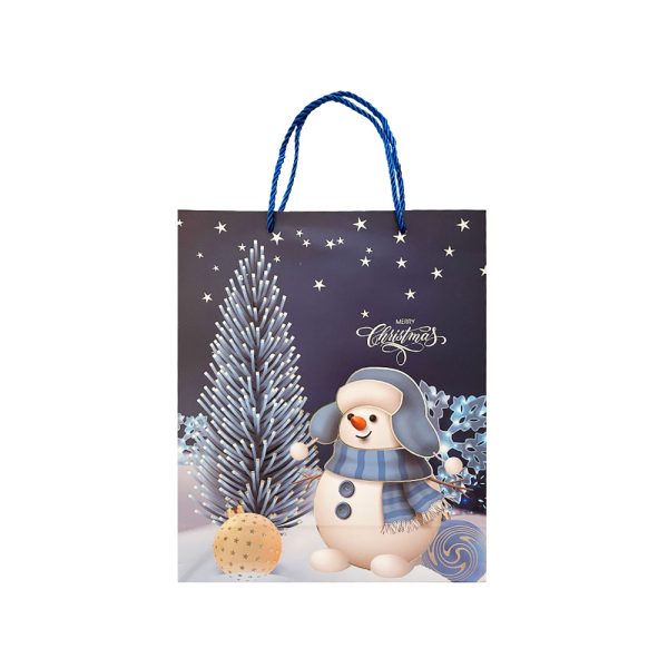 Božićne vrećice Merry Christmas Crna