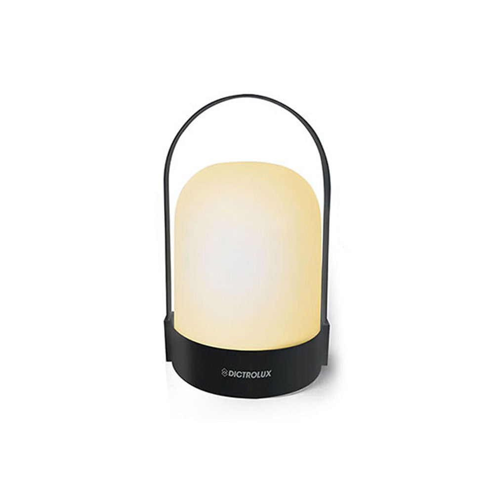 Vrtna LED lanterna Crna