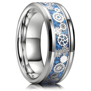 Prsten Wheels - Srebrna / Plava / 59mm KP31823