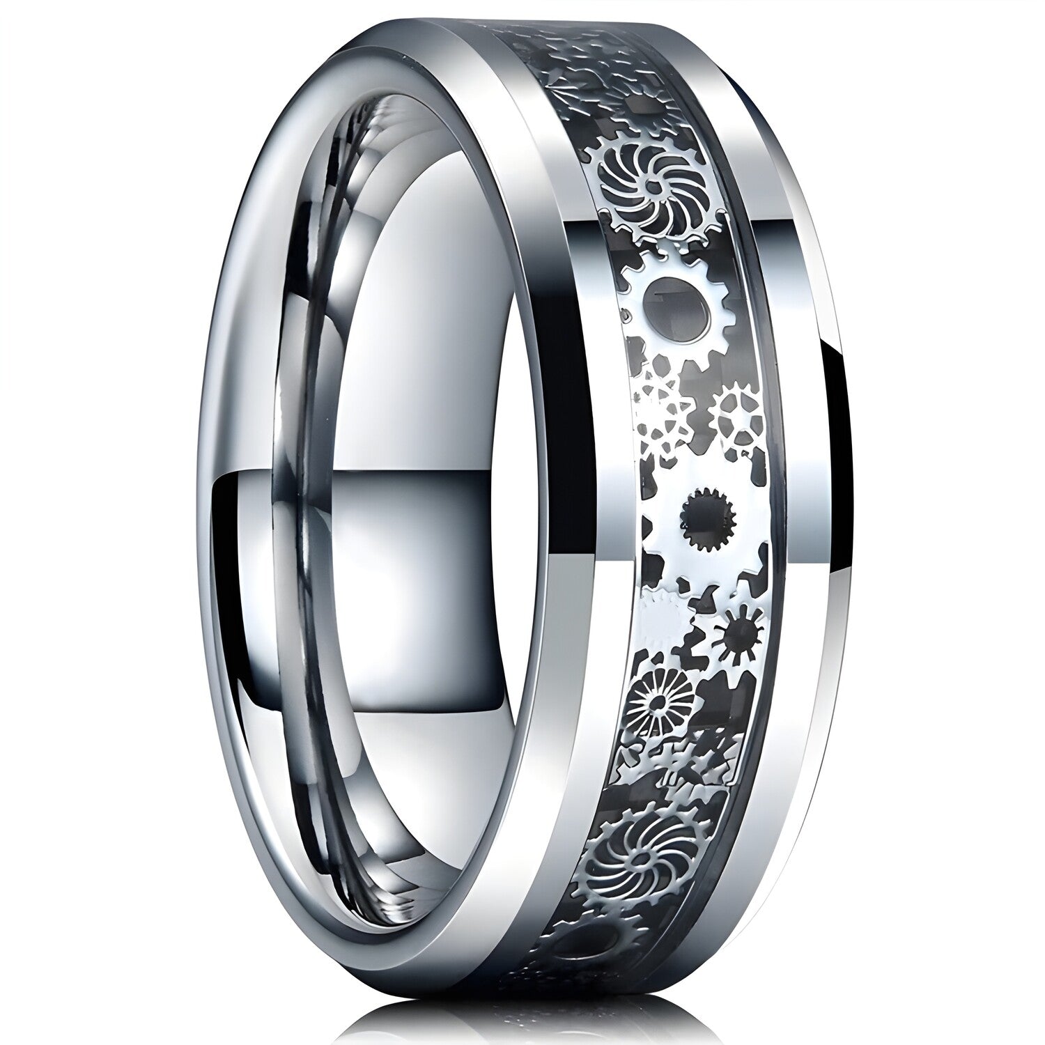 Prsten Wheels - Srebrna/65mm KP32391