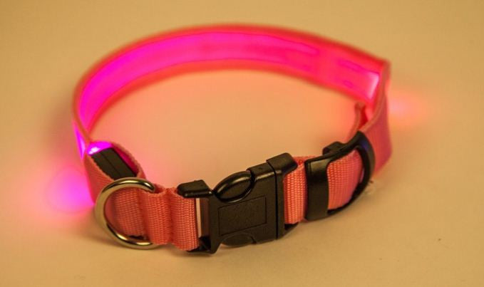 LED svítící obojek pro psy ve vámi zvolené velikosti